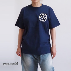 ２色展開 パッチワークSTAR 刺繍Tシャツ 14枚目の画像