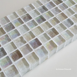 【R様オーダー品・カラーサイズ変更】ガラスタイルのディスプレイトレイ（飾り台・小物置き） 6枚目の画像