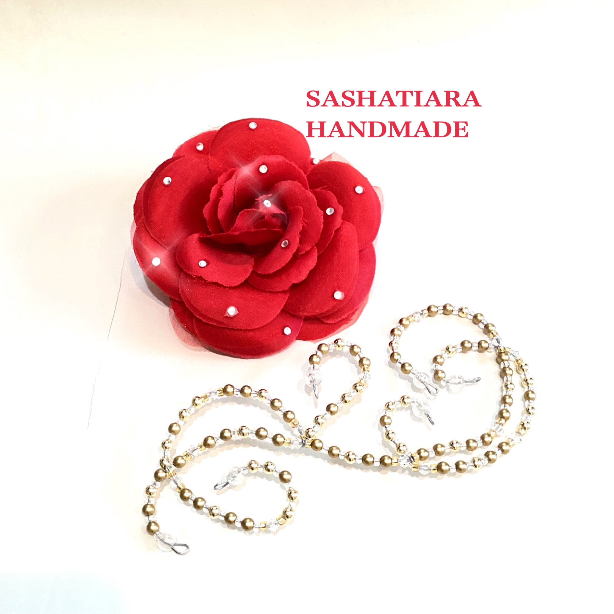 バラ付きサイド飾り