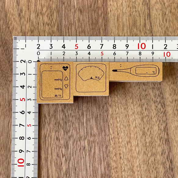 【バレットジャーナルに】ヘルスケアスタンプ3点セット 3枚目の画像