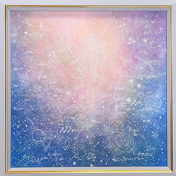 抽象画『広がる夢』パステルアート 絵画 HIDEKI 通販 13858806