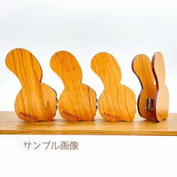 「今日も笑え！」木製雑貨（無垢材） ポジティブクリップ「ポジクリ」 4枚目の画像