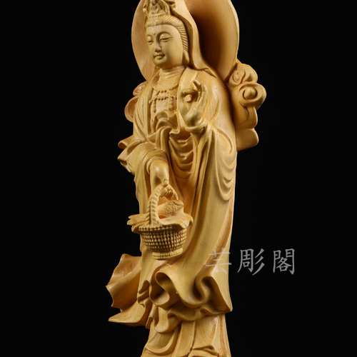 仏教美術 仏像 観音菩薩 自在観音家 仏堂 供養 銅製品 工芸品 置物 仏教美術 銅製 自在観音菩薩像 彫刻 仏像 工芸品 置物 高さ10cm