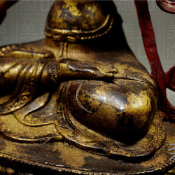 金銅細工 チベット密教 白多羅菩薩造像高彫 鎮宅 置物 極上質 2枚目の画像