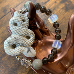 蓮花宝瓶天珠とチビガネさんブレス ブレスレット ちゅらちゅら 通販