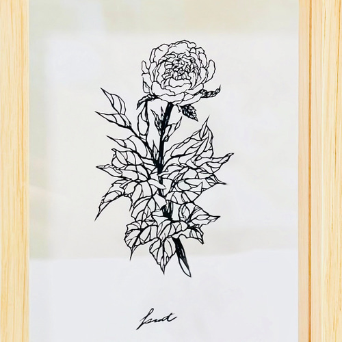 切り絵アート 花月と妖精 切り絵 makochin 通販 12198776