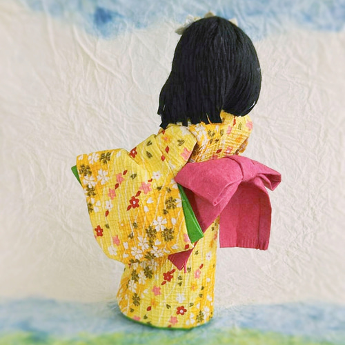 送料無料♡恋心ちび娘セット♡ギフト プレゼント 人形 可愛い 和紙