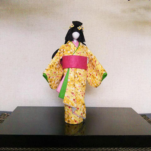 送料無料 ロマンチックカラーの恋心♡ラブリーな和紙人形♡早割 ギフト