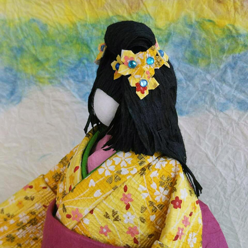 送料無料 ロマンチックカラーの恋心♡ラブリーな和紙人形♡早割 ギフト