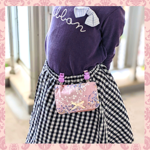 ✳︎ハンドメイド✳︎ポーチ付きティッシュケース　花柄　ブルー 3ac4491294045328aa6a28dd7e407c