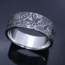 バングル メンズ : 丸 鎚目 槌目 バングル 3mm幅 シルバー サイズS/M/L