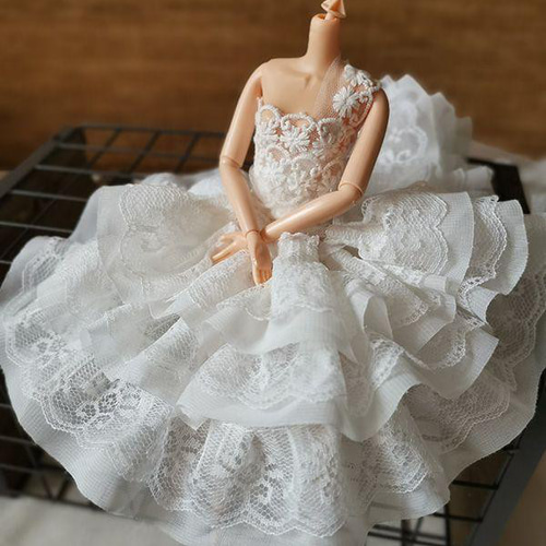 B55 白六層可愛いフリルレース手芸用品 レース ʚmummyɞ 通販 13860090
