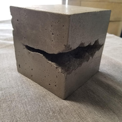 FP1459　ハンドメイド センメント　コケリュウム　置物　オブジェ　 コンクリート置物　オブジェ モルタル 置物 2枚目の画像