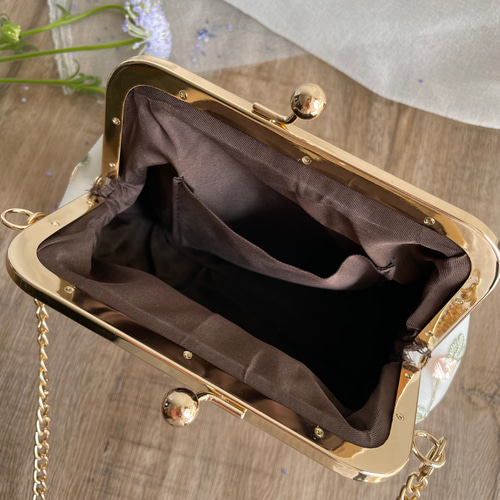 受注製作】がま口ポーチ・化粧ポーチ・ハンドメイド・がま口バッグ