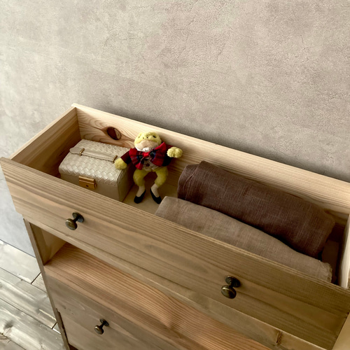 木製キャビネット 3引き出し 収納 チェスト 北欧 四つ脚 木製 キャビネット リビング収納 3段 引き出し