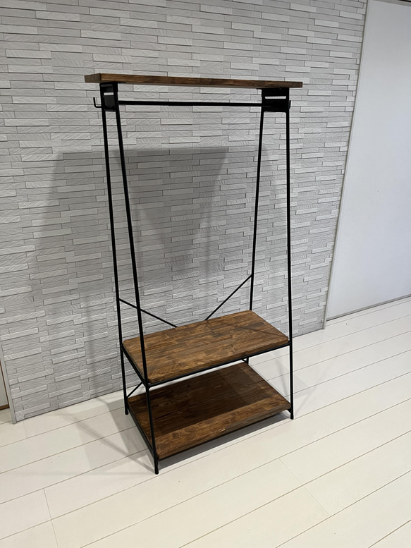 アイアン　ハンガーラック　自作品 アイアンハンガーラック ハンガーラック out welder 通販 13861473