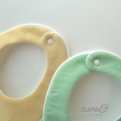 シンプル & ベーシック　やわらかカラースタイ【綿100%】 3枚目の画像