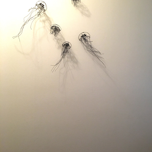 花と小鳥（ひなげし）ワイヤーアート　ワイヤークラフト　半立体 超安い】 花と小鳥（ひなげし）ワイヤーアート ワイヤークラフト