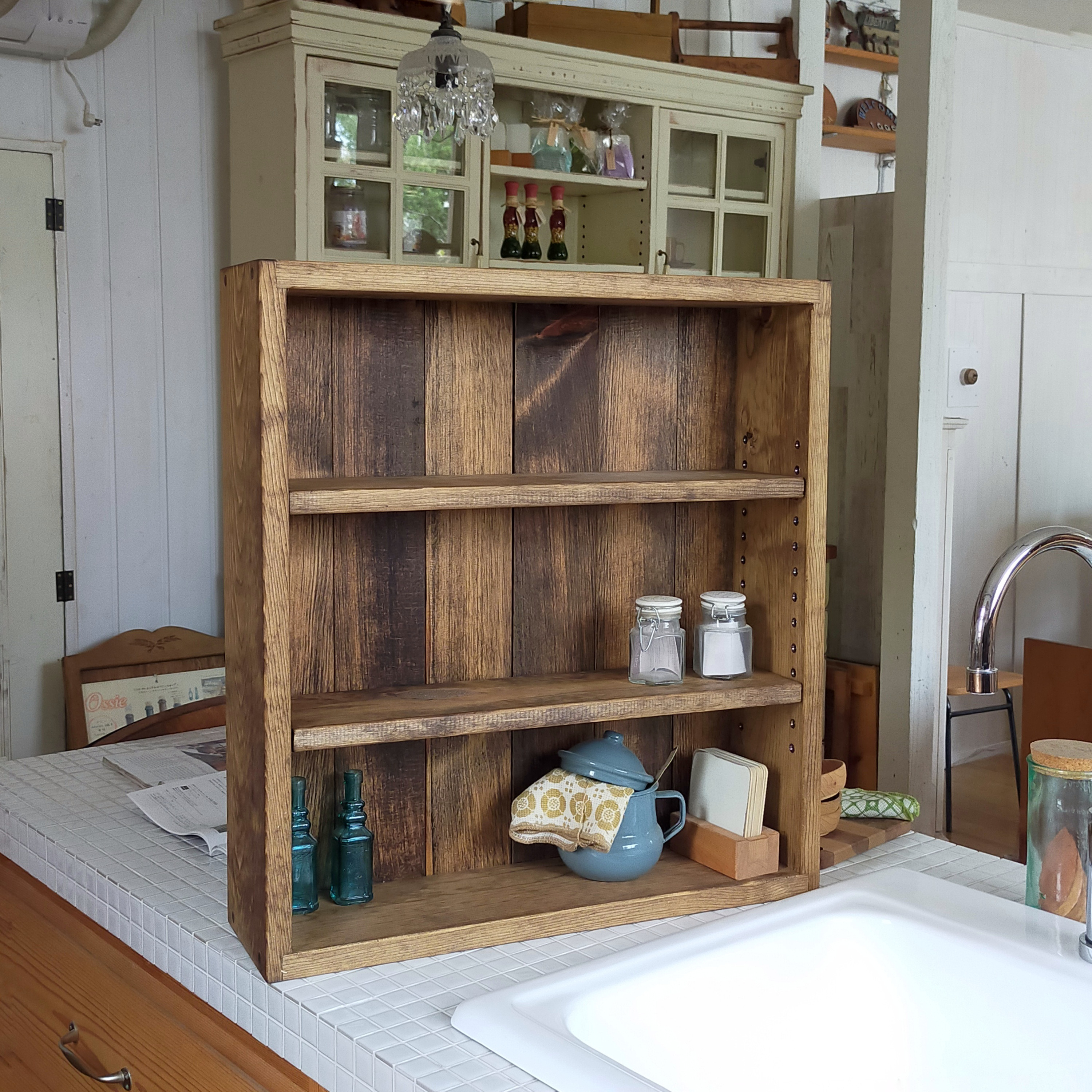 ♪ オープンシェルフ  ミニ　サイズ変更可　オーダーメイド