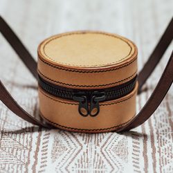 【受注生産】スノーピーク コーエン ストーブレザーケース ナチュラル 4枚目の画像