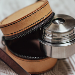 【受注生産】スノーピーク コーエン ストーブレザーケース ナチュラル 1枚目の画像