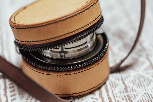 【受注生産】スノーピーク コーエン ストーブレザーケース ナチュラル 2枚目の画像