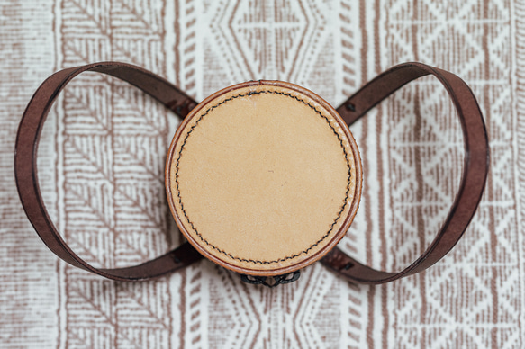 【受注生産】スノーピーク コーエン ストーブレザーケース ナチュラル 6枚目の画像