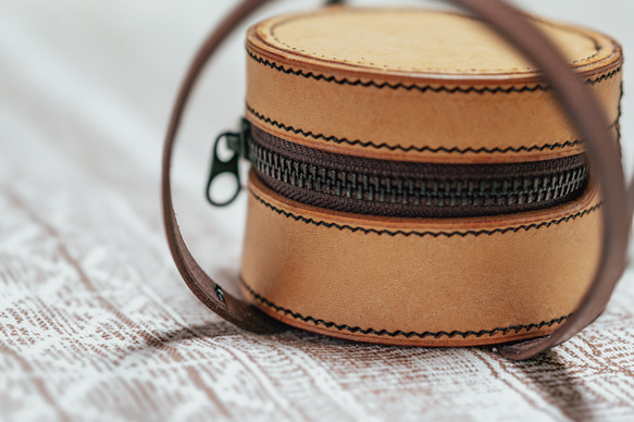 【受注生産】スノーピーク コーエン ストーブレザーケース ナチュラル 12枚目の画像