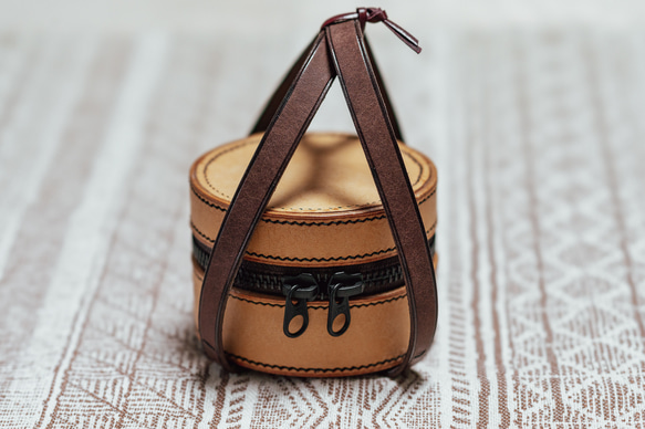 【受注生産】スノーピーク コーエン ストーブレザーケース ナチュラル 10枚目の画像