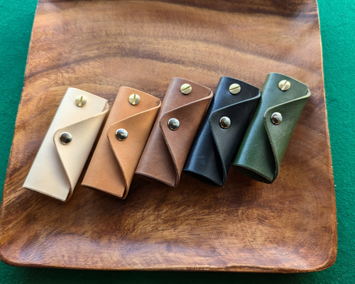 栃木レザー ジャックナイフ型 キーケース キーケース チェンジ ザ