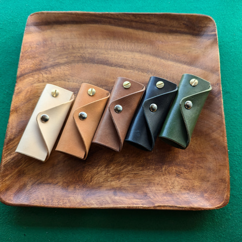 栃木レザー ジャックナイフ型 キーケース キーケース チェンジ ザ