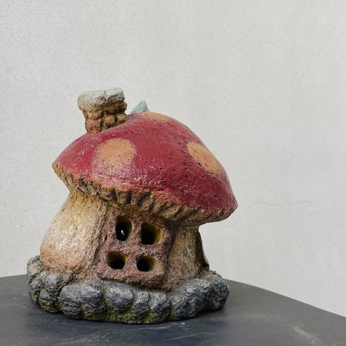 ドールハウス / オブジェ / キノコ / 左官屋てづくりの一点物