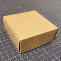 クラフトボックス 未晒しクラフト紙 ラッピング 梱包資材 ギフト 小箱 ヘアアクセサリー 小さい箱 ブレスレット 3枚目の画像
