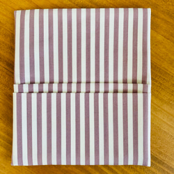 懐紙、通帳入れ stripe pink 2枚目の画像