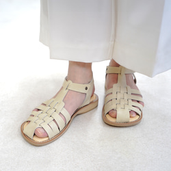 歩きやすいグルカサンダル (PAINF) 靴 日本製 国産素材 【納期5～14日以内発送】 5枚目の画像