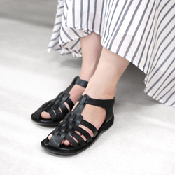 歩きやすいグルカサンダル (PAINF) 靴 日本製 国産素材 【5～20日以内発送】 3枚目の画像
