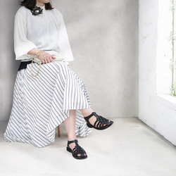 歩きやすいグルカサンダル (PAINF) 靴 日本製 国産素材 【納期5～14日以内発送】 2枚目の画像