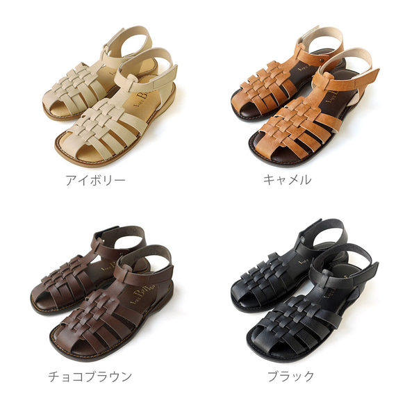 歩きやすいグルカサンダル (PAINF) 靴 日本製 国産素材 【5～20日以内発送】 13枚目の画像