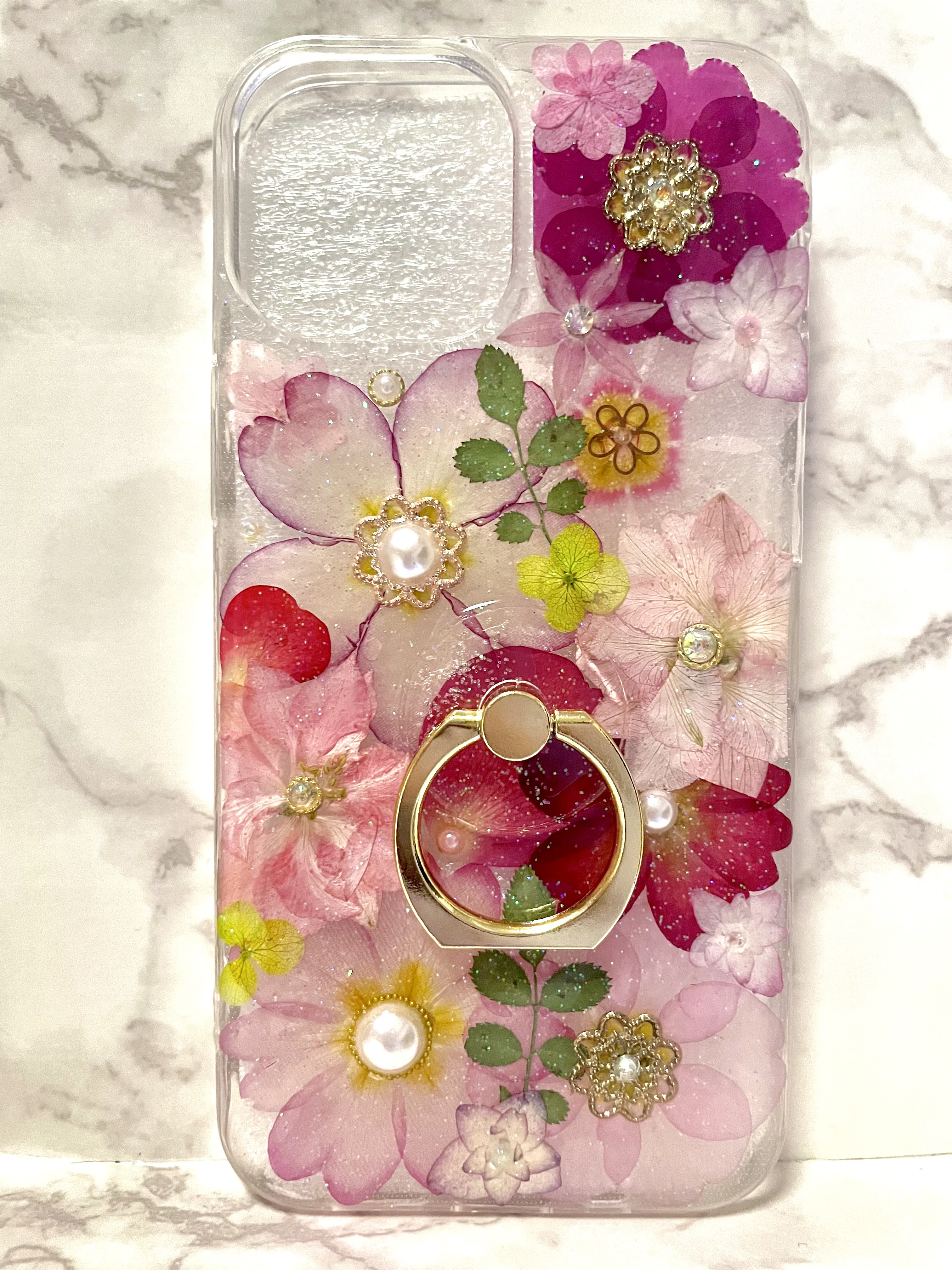 全機種対応､iPhoneケース､押し花ケース､押し花､スマホケース､押し  