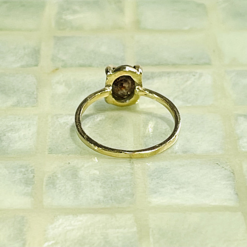 レディッシュブラウンダイアモンドリング 指輪・リング maiori 通販  