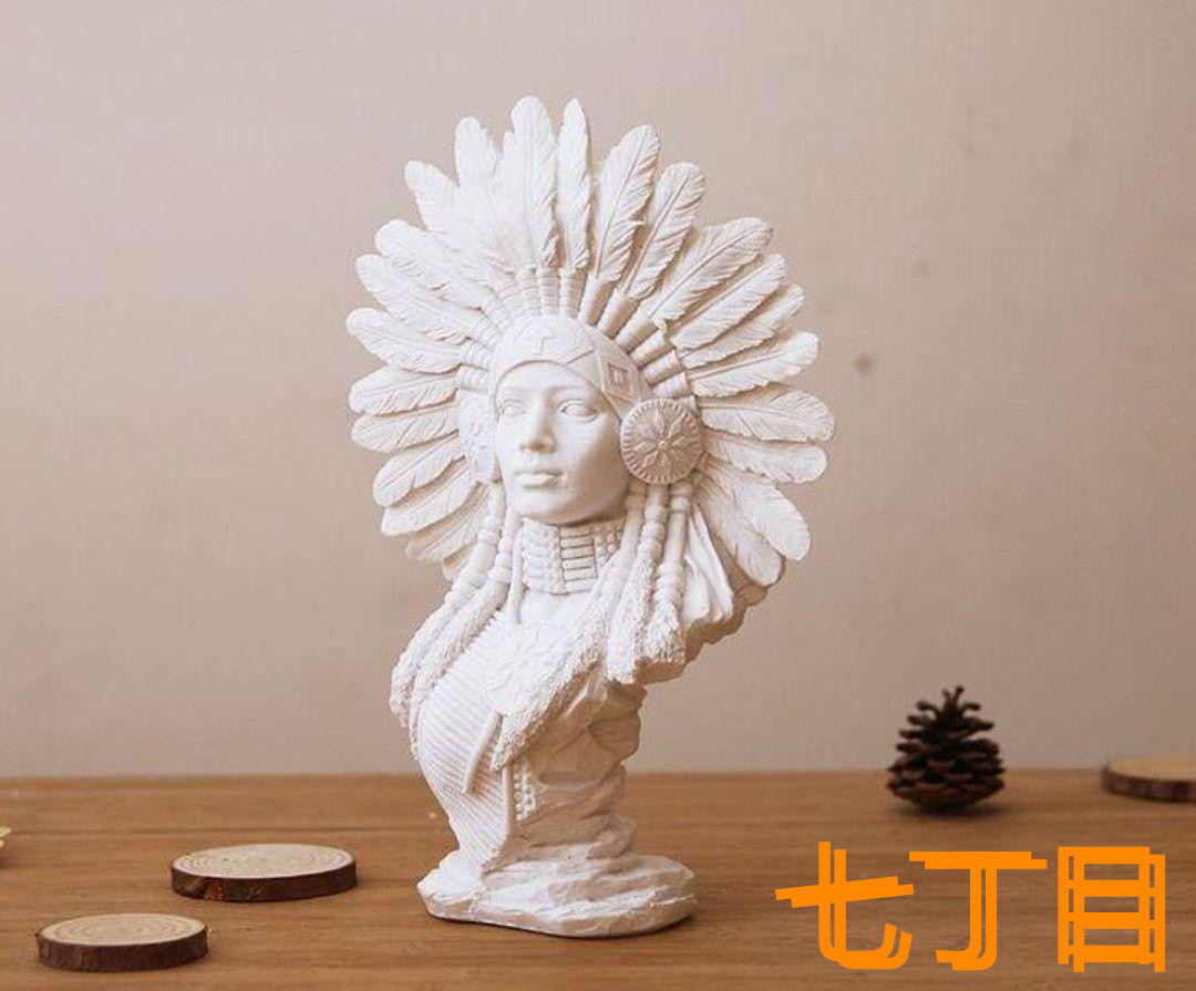インディアン チーフ 胸像 インテリア置物彫刻美術オブジェ雑貨 インディアン チーフ 胸像 インテリア置物彫刻美術オブジェ雑貨
