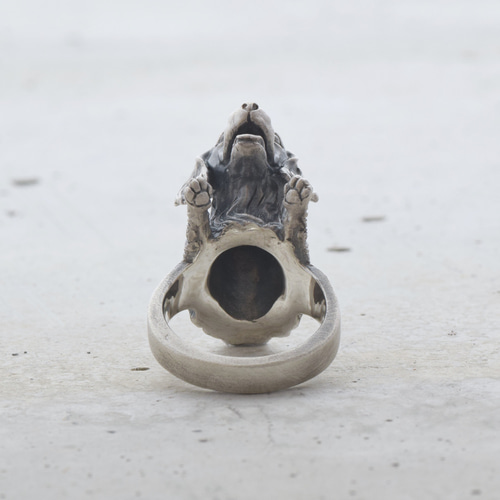 犬型（ダックスフンド）リング K18 犬型（ダックスフンド）リング K18 ダックスフンド フリーリング