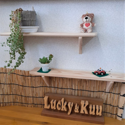 ウォールシェルフ 棚 幅80cm 無垢の杉板 ウオールシェルフ 2個売り 壁飾り 飾り棚 杉無垢 シンプル無塗装