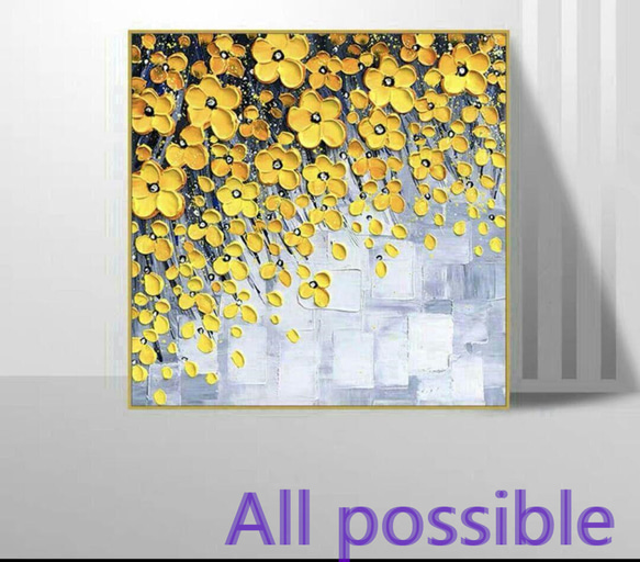 純手描き 油絵 立体