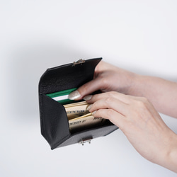 選べる内装【Jv-wallet】Black　ミニ財布 5枚目の画像