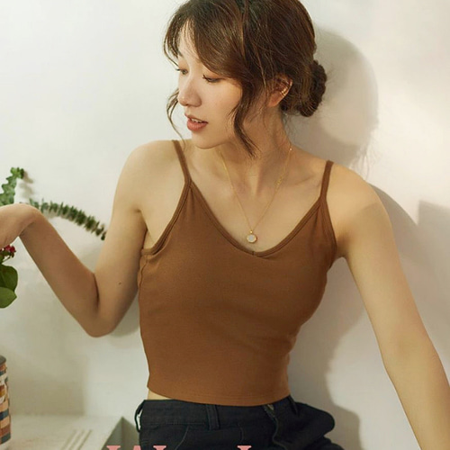 カップ付きキャミソール レディース トップス ノンワイヤー 春夏 