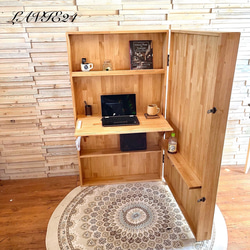 miya☁️】杉無垢材を使ったレジカウンター 折り畳み式 オーダー品