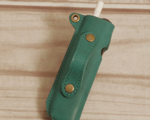 アイコスイルマワン　ケースデコ　ハンドメイド　IQOS 電子タバコ ハンドメイドのiQOSケースデコ - ブラック✨あなただけの