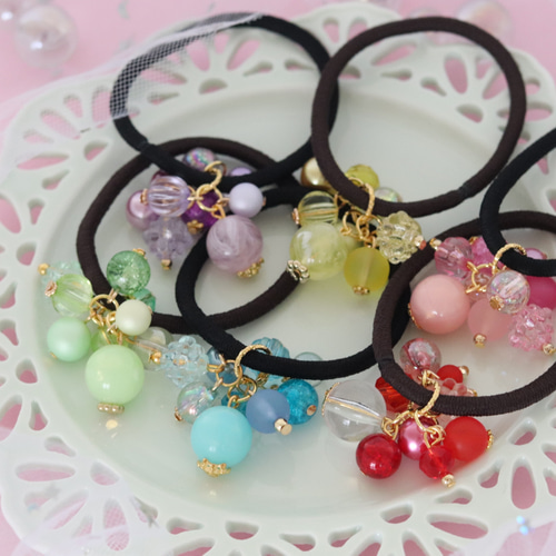 KAKD☆様ご確認用☆ハンドメイド　ヘアゴム Pop様ご確認用☆ハンドメイド ヘアゴム