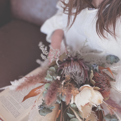 ブーケ プロテア キングプロテア バンクシア ワイルドフラワー